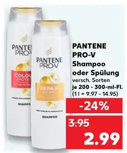 Kaufland Pantene pro-v shampoo Angebot