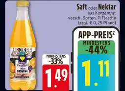 Edeka Edeka Saft oder Nektar Angebot