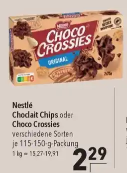 CITTI Markt Nestlé Choclait Chips oder Choco Crossies Angebot