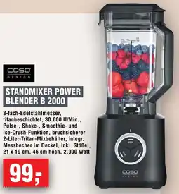 Handelshof Caso design standmixer power blender B 2000 Angebot