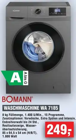 Handelshof Bomann waschmaschine WA 7185 Angebot