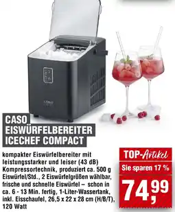 Handelshof Caso eiswürfelbereiter icechef compact Angebot