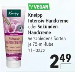CITTI Markt Kneipp Intensiv-Handcreme oder Sekunden- Handcreme Angebot