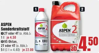 B1 Discount Baumarkt ASPEN Sonderkraftstoff Angebot