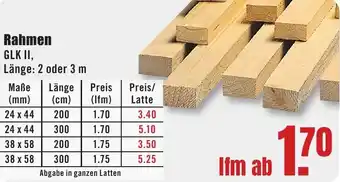 B1 Discount Baumarkt Rahmen Angebot