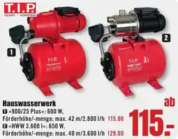 B1 Discount Baumarkt T.I.P Hauswasserwerk Angebot