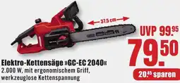 B1 Discount Baumarkt Einhell Elektro-Kettensäge GC-EC 2040 Angebot
