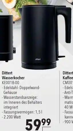 CITTI Markt Dittert Wasserkocher KE001B-00 Angebot