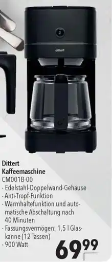 CITTI Markt Dittert Kaffeemaschine CM001B-00 Angebot