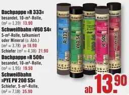 B1 Discount Baumarkt Dachpappe R 333 Angebot