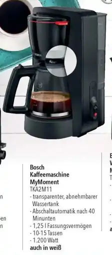 CITTI Markt Bosch Kaffeemaschine MyMoment TKA2M11 Angebot