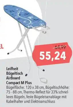 CITTI Markt Leifheit Bügeltisch AirBoard Compact M Plus Angebot