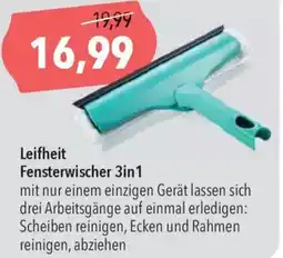 CITTI Markt Leifheit Fensterwischer 3in1 Angebot