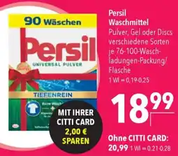 CITTI Markt Persil Waschmittel Angebot