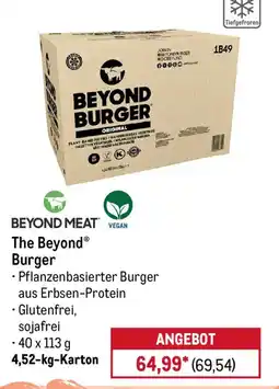 METRO BEYOND MEAT VEGAN The Beyond Burger Angebot