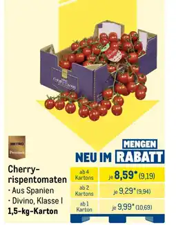 METRO METRO Premium Cherryrispentomaten Angebot