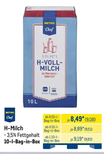 METRO METRO Chef H-Milch Angebot