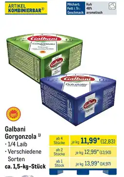 METRO Galbani Gorgonzola Angebot