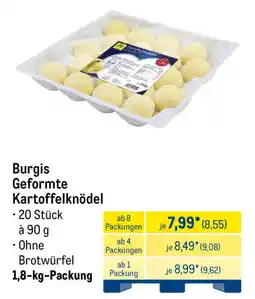 METRO Burgis Geformte Kartoffelknödel Angebot