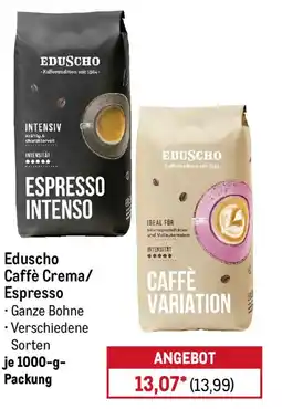 METRO Eduscho Caffè Crema/ Espresso Angebot