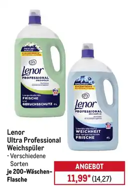 METRO Lenor Ultra Professional Weichspüler Angebot