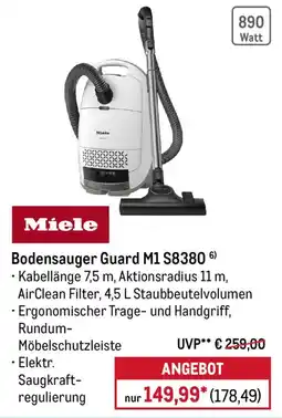 METRO Miele Bodensauger Guard M1 S8380 Angebot