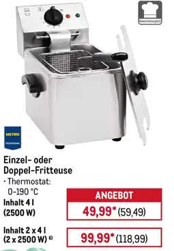 METRO METRO PROFESSIONAL Einzel- oder Doppel-Fritteuse Angebot