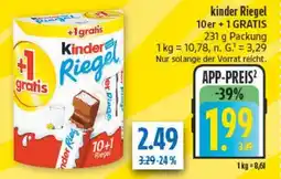 diska kinder Riegel 10 er +1 GRATIS Angebot