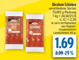 diska Abraham Schinken Angebot