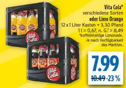 diska Vita Cola oder Limo Orange Angebot