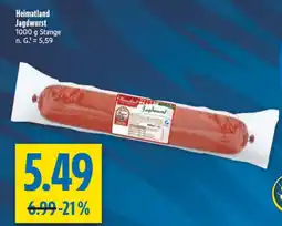 diska Heimatland Jagdwurst Angebot