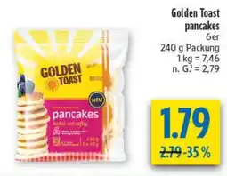 diska Golden Toast pancakes Angebot