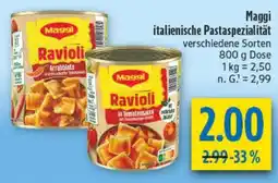 diska Maggi italienische Pastaspezialität Angebot
