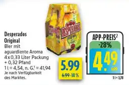 diska Desperados Original Bier Angebot