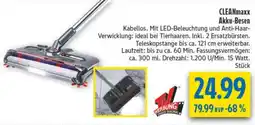 diska CLEANmaxx Akku-Besen Angebot
