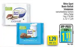 diska Ritter Sport Bunte Vielfalt Schokolade Angebot