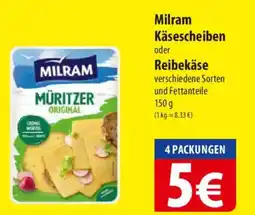 Famila Nord Ost Milram Käsescheiben oder Reibekäse Angebot