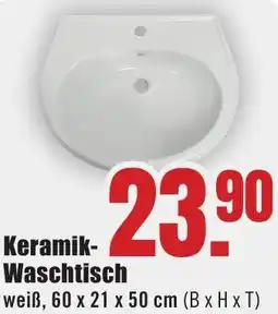 B1 Discount Baumarkt Keramik Waschtisch Angebot