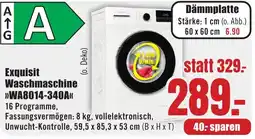 B1 Discount Baumarkt Exquisit Waschmaschine WA8014-340A Angebot