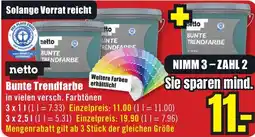 B1 Discount Baumarkt Bunte Trendfarbe Angebot
