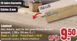 B1 Discount Baumarkt Laminat Angebot