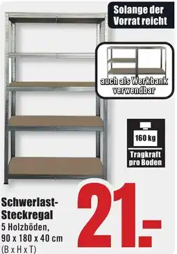B1 Discount Baumarkt Schwerlast Steckregal Angebot