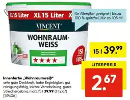 Hellweg VINCENT Innenfarbe,,Wohnraumweiẞ" Angebot