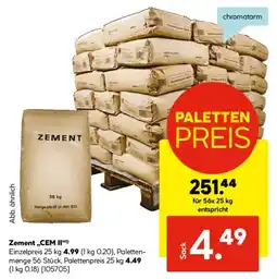 Hellweg Zement,,CEM II“ Angebot