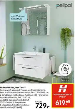 Hellweg Badmöbel-Set,,Tren Tino" pelipal Angebot