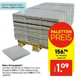 Hellweg Beton-Gehwegplatte'' Angebot