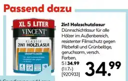 Hellweg VINCENT 2in1 Holzschutzlasur Angebot