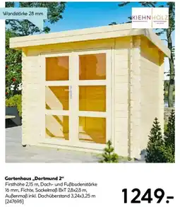 Hellweg KIEHNHOLZ Gartenhaus,,Dortmund 2" Angebot