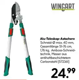Hellweg WINGART Alu-Teleskop-Astschere Angebot