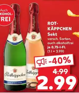 Kaufland ROT- KÄPPCHEN Sekt Angebot